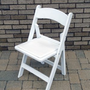 White Resin Chair