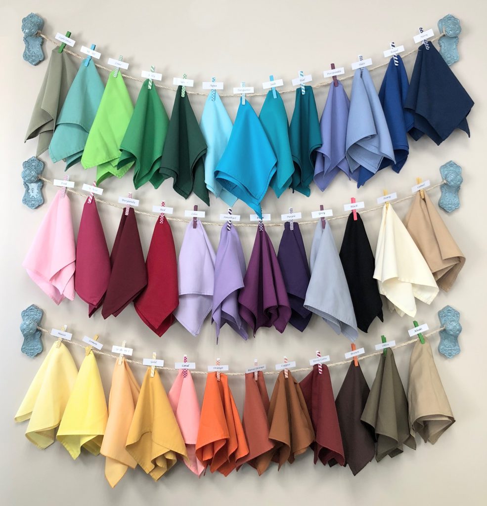 Linen Rentals for Weddings & Events General Rental Center